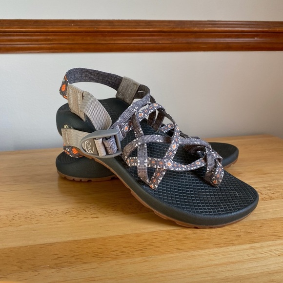 Chaco ZX/2 Classic Sandals Blue Geometric Strap Size 7 - Picture 1 of 8